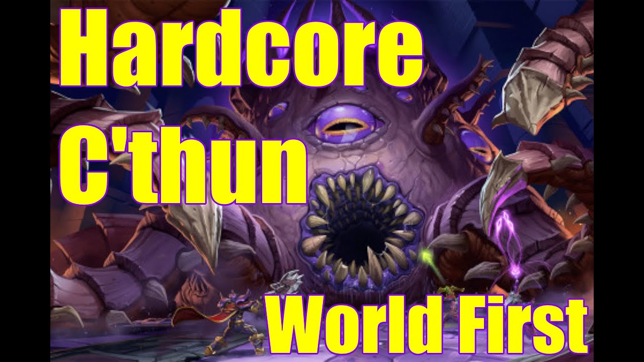 HC World First C'thun | AQ40 Hardcore | Tank PoV