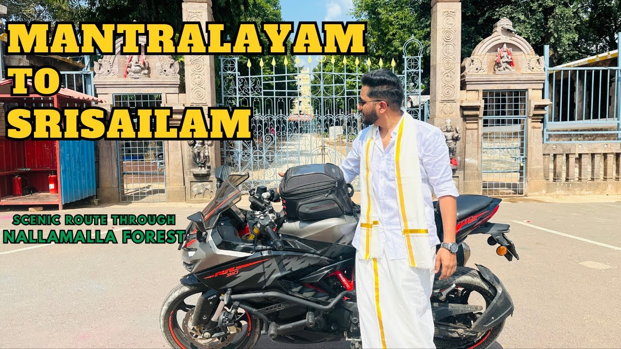 Mantralayam to Srisailam | Nallamalla Forest | on Apache RR310🔥 | ಕನ್ನಡ #TheRahulRanganath