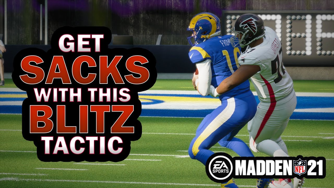 Use this Blitz tactic to get more sacks in Madden 21!