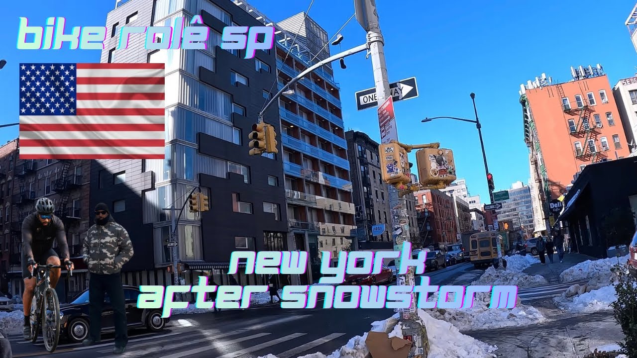 NEW YORK AFTER THE SNOWSTORM - BOWERY - SOHO