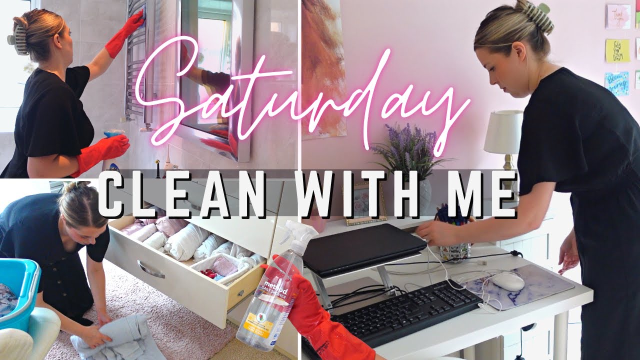 Saturday cleaning motivation for the whole house - Extreme clean with me 2022