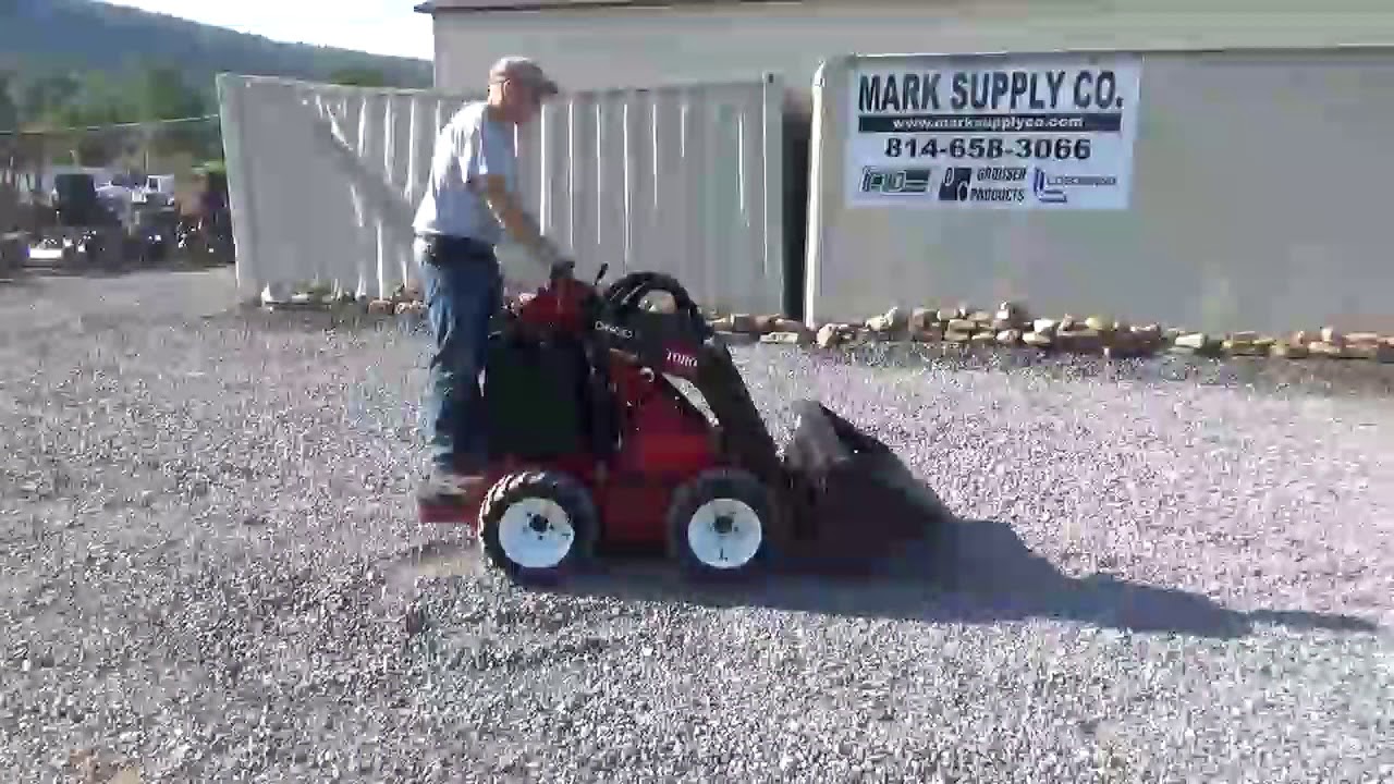 2007 Toro Dingo 220 Mini Rubber Tire Mini Skid Steer Loader 2 Speed For Sale