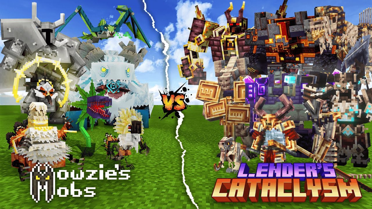MOWZIE'S MOBS vs L_ENDER'S CATACLYSM || FEATURING UMVUTHI!