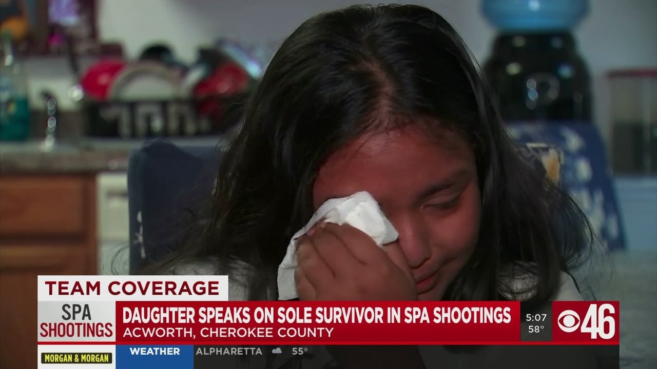 9-year-old daughter speaks on sole survivor of metro Atlanta spa shootings