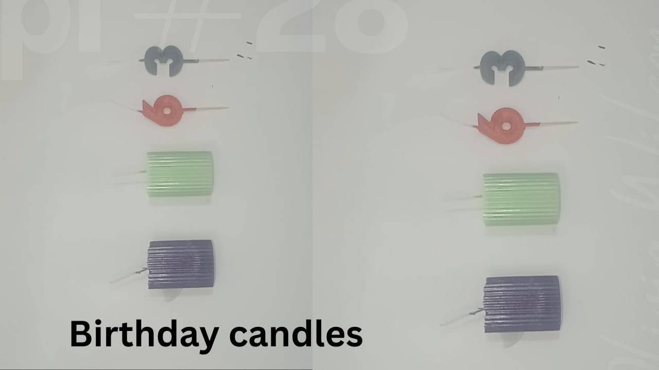 Diy birthday candles || for baby boys #diy #candles #craft