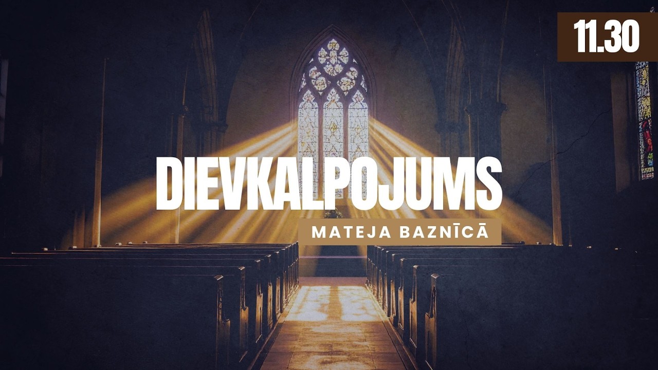 ES TICU SVĒTAJAM GARAM | 11:30 | Tiešraide no Rīgas Mateja draudzes