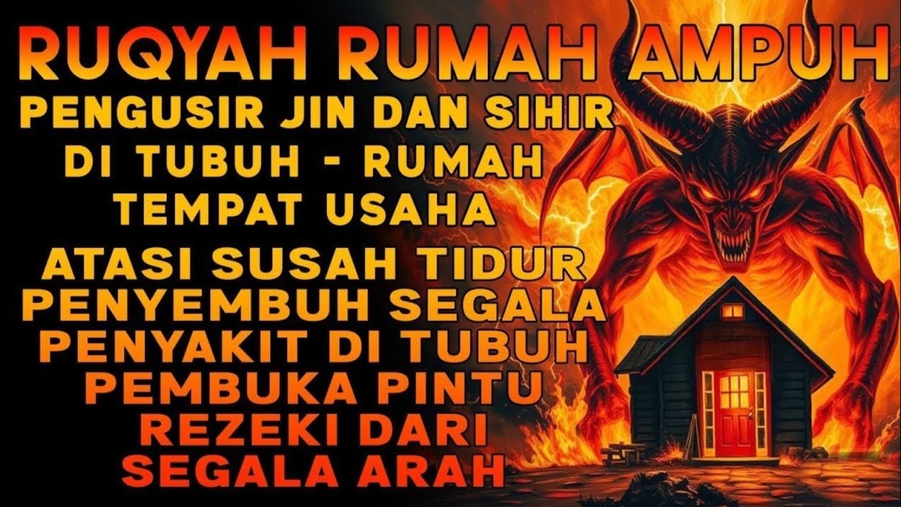 RUQIYAH RUMAH PENGUSIR JIN, SETAN & SIHIR & TUBUH, PENENANG HATI & FIKIRAN l BY ALA AQEL