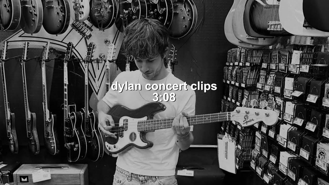 dylan minnette concert clips (scene pack)