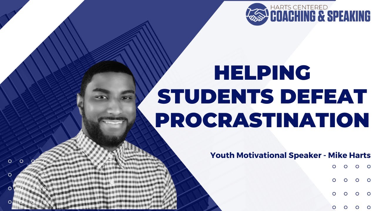 Top Youth Motivational Speaker For Schools |  Stopping Student Procrastination | Mike Harts