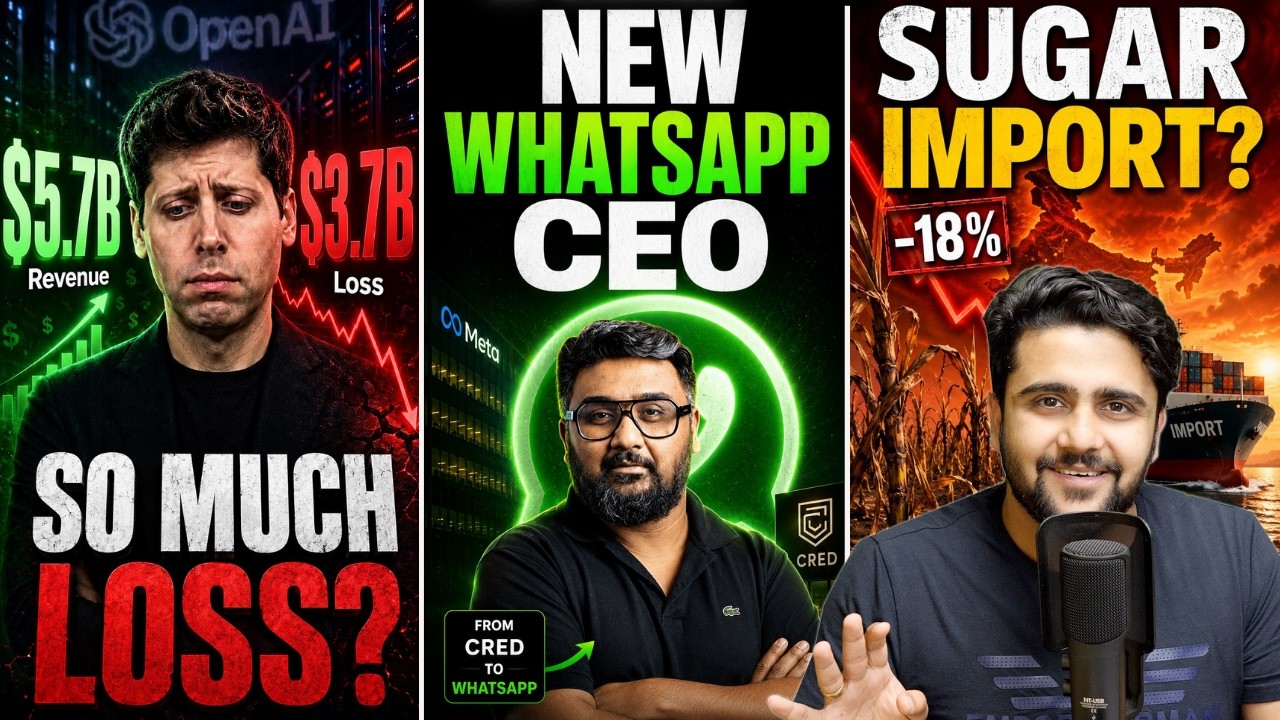 Meta Bets $900M on CRED, Kunal Shah Whatsapp Ceo, OpenAI Loses $3.7B, Byju&rsquo;s, Paytm : Business News