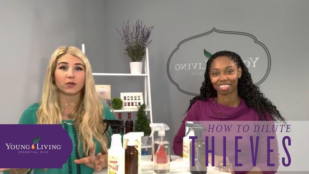 Как разбавить чистящее средство Thieves Cleaner от Young Living