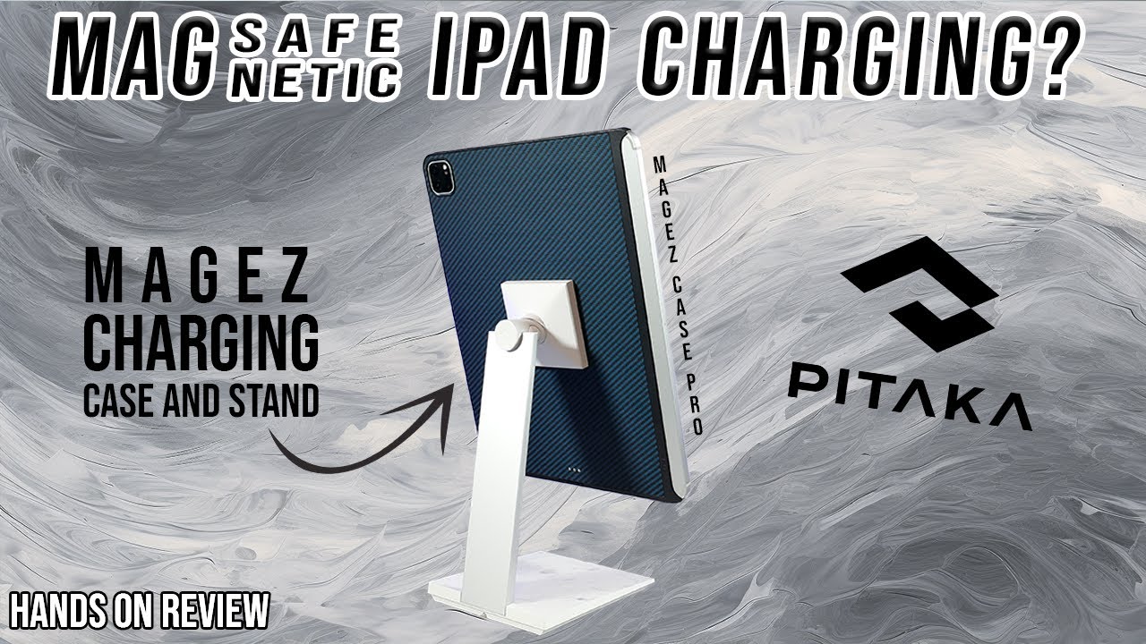 Magnetic iPad Charging? | Pitaka's MagSafe Like Charging Case & MagEZ Stand!