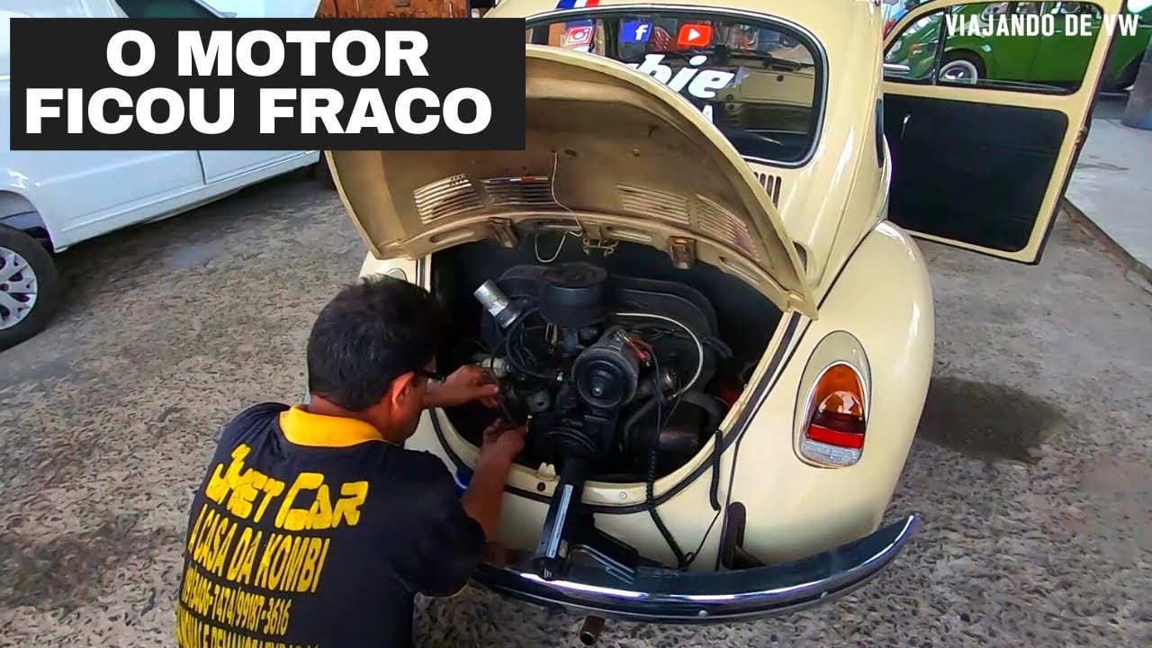 O MOTOR do Fusca FICOU fraco!!!  |  Viajando de Vw #ep102