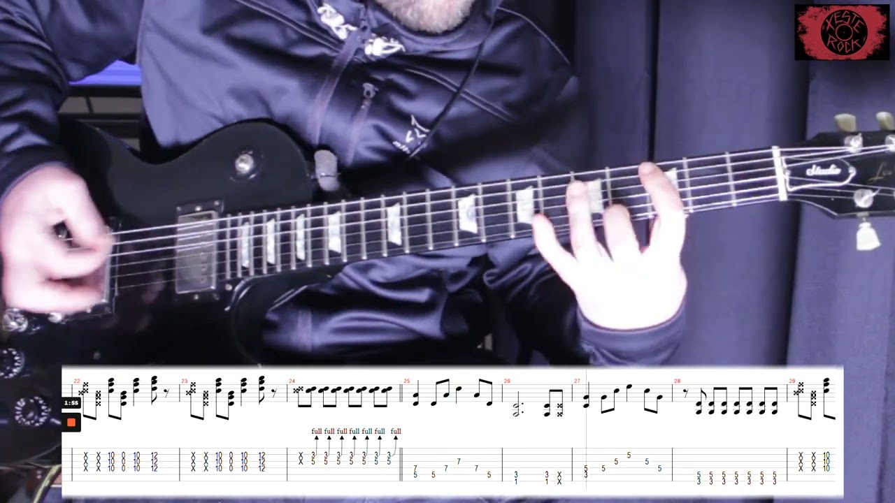 ESKORBUTO - Cerebros destruidos TAB / TABLATURA (guitar cover guitarra) punk tutorial