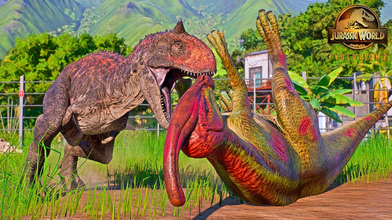 CARNOTAURUS Hunt & Fight! – Beast Mode in Jurassic World Evolution 2 🦖🔥