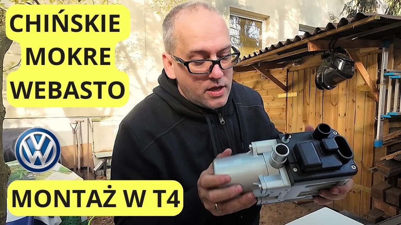 Mokre Webasto (chinbasto) montaż w VW T4 #marcelwdrodze