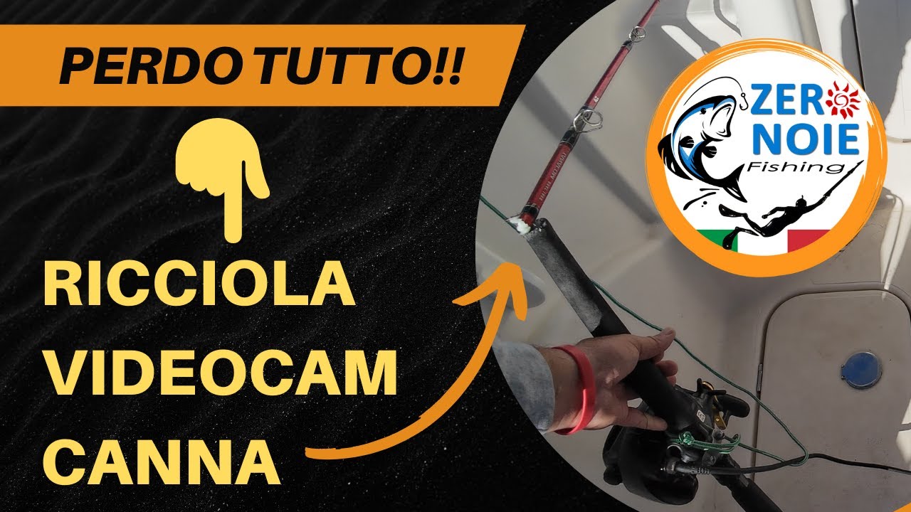 Disastro totale! Perdo la ricciola, videocamera e spacco la canna.