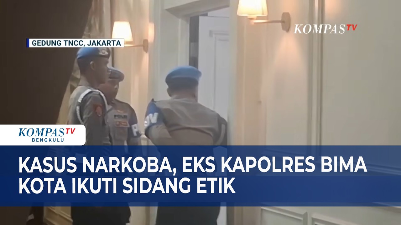 Kasus Narkoba, Eks Kapolres Bima Kota Ikuti Sidang Etik