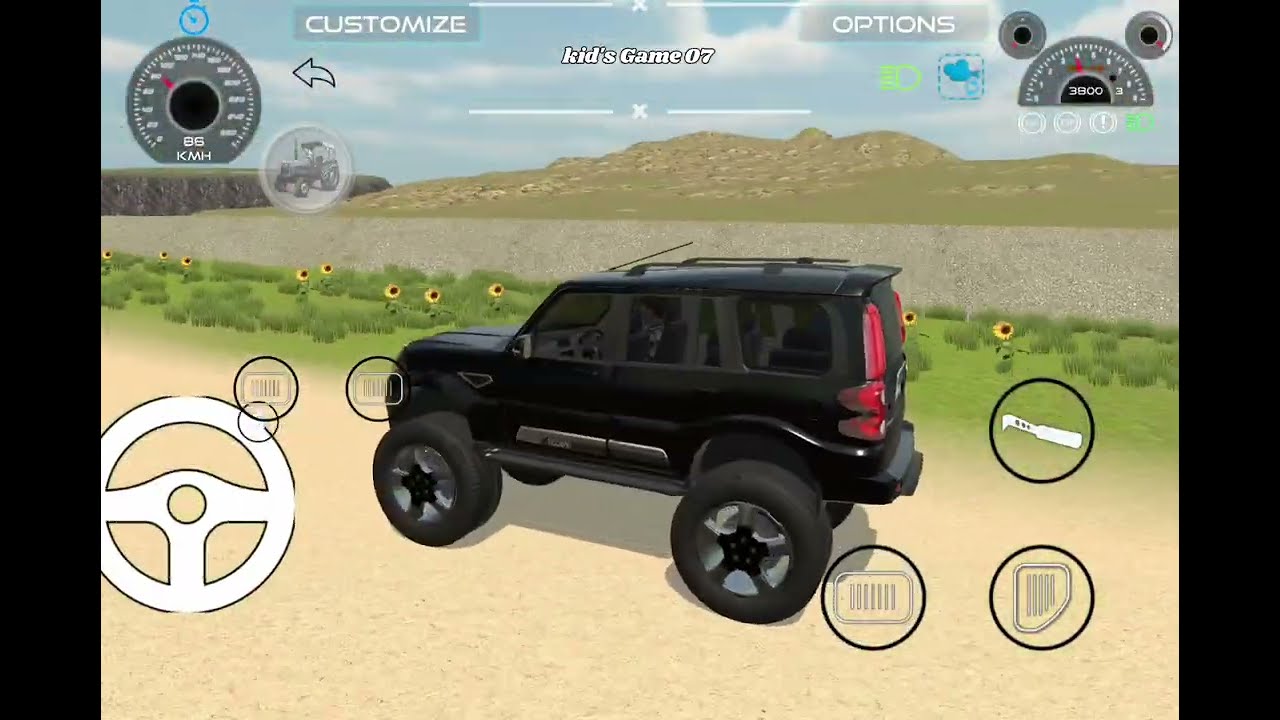 Indian Vehicles Simulator 3D | Scarpio Driving Game | Ultra Graphics #gaming#game#viral#short
