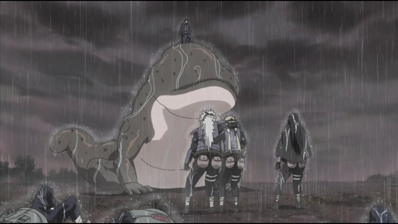 All of Hanzo of the Salamander Jutsu 山椒魚の半蔵 (術)