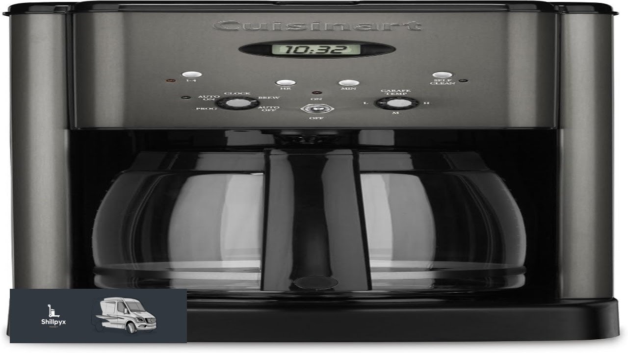 Cuisinart 12 Cup Brew Central Maker Coffee Maker Black Stainless Steel DCC 1200BKSNAS