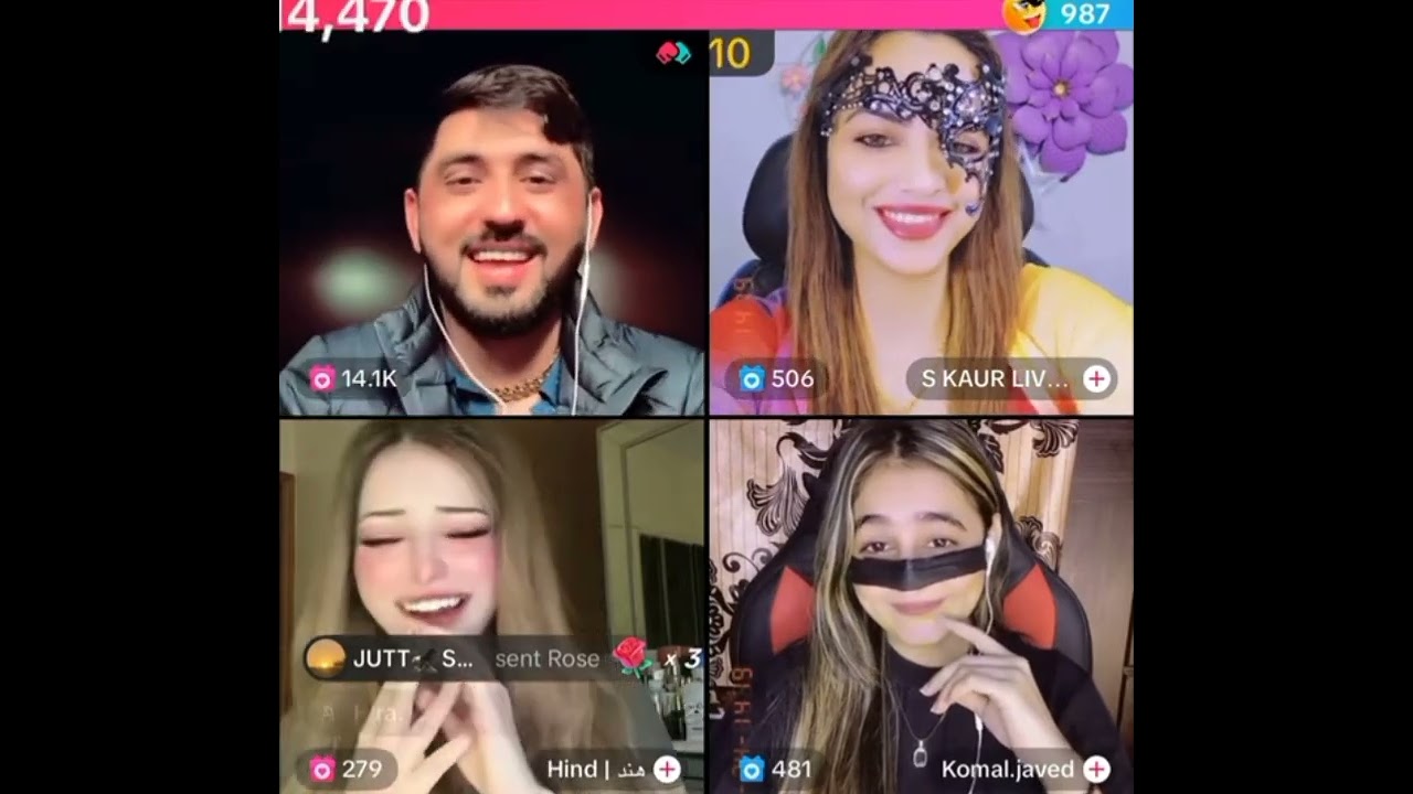 Mr Pattlo & Hind VS Kaur & Komal | Punishment Match Tiktok Live
