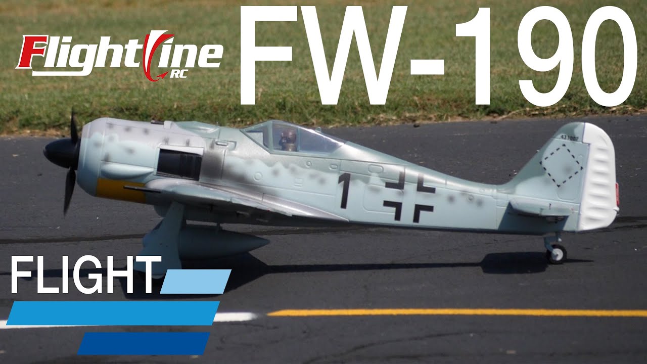 FlightLine FW-190 V2 1120 мм &mdash; обзор полётов &mdash; Motion RC