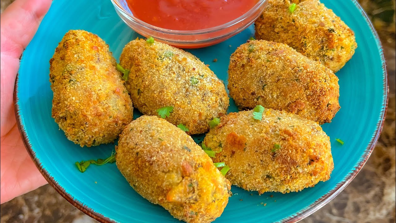 Air Fried Potato Chicken Croquette | Iftar Recipe Air Fryer |