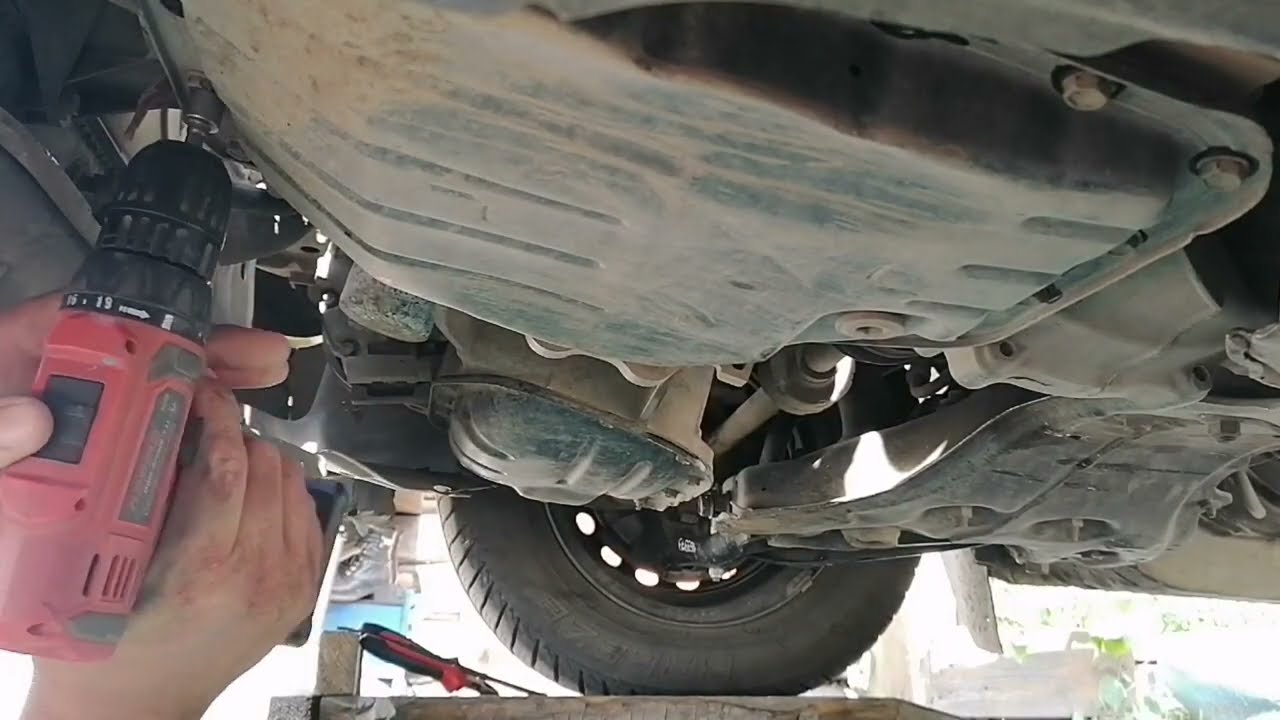 Замена Масла и фильтра В АКПП  на TOYOTA PROBOX.