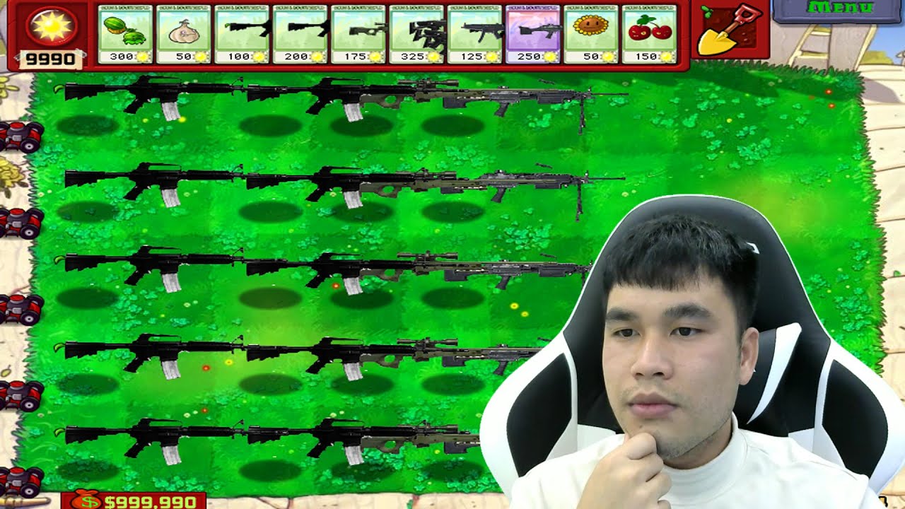 Plants vs Zombies Mod Gun Plant