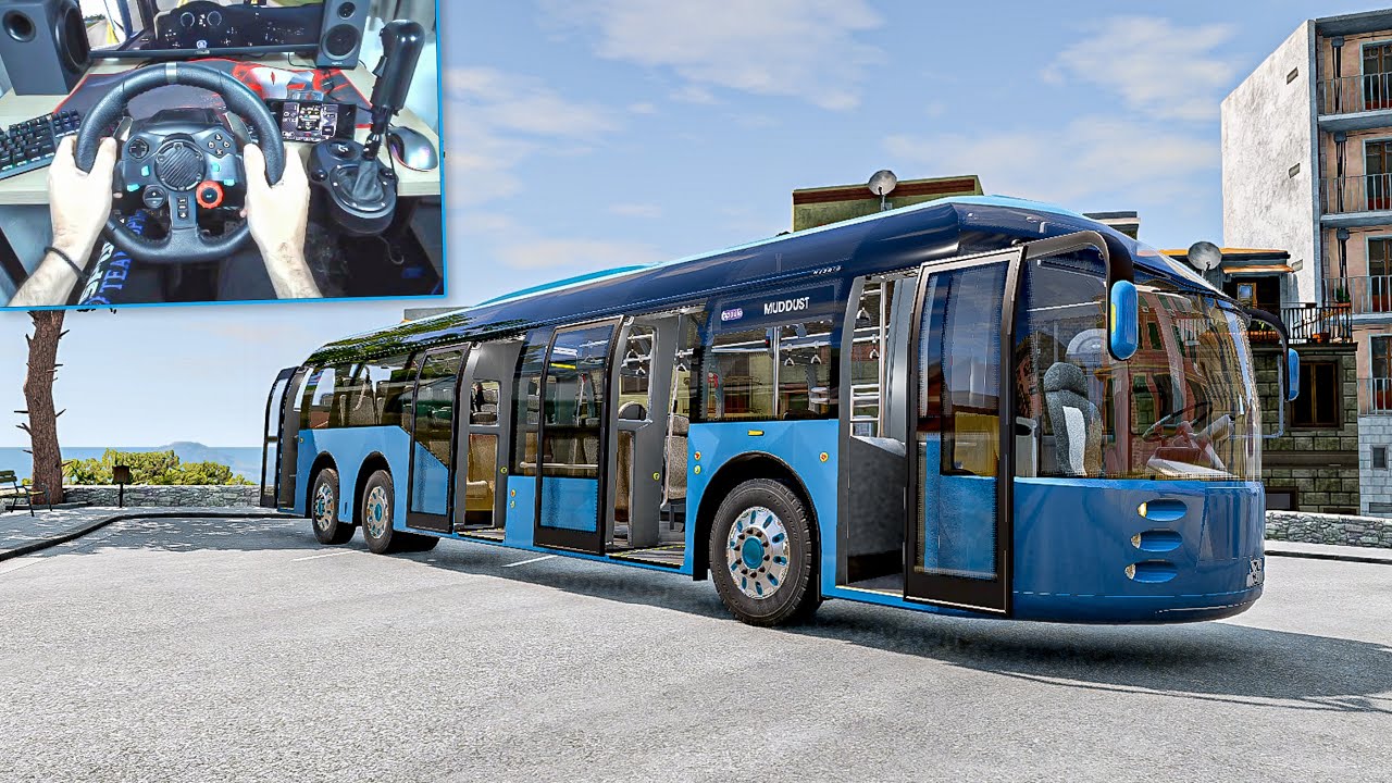 BeamNG.drive - Next Gen Bus Capsule Hubrid | Steering Wheel