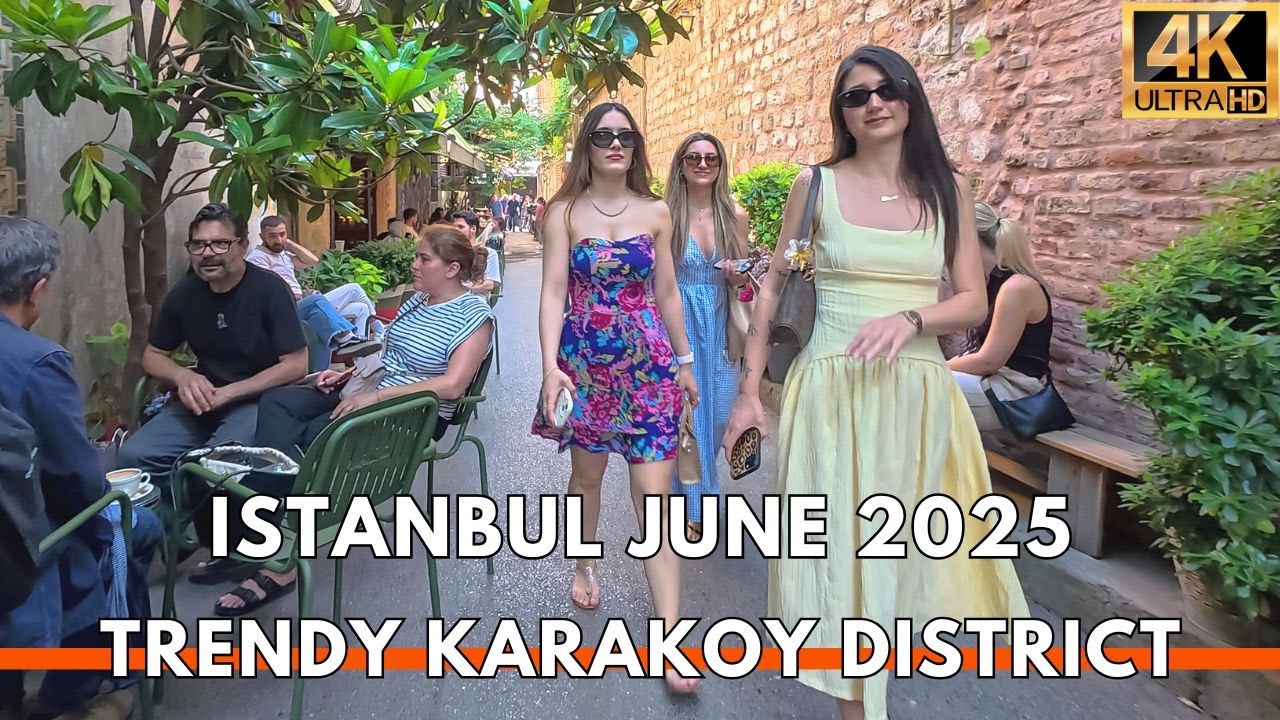 You’ll Love This Part of Istanbul 4K Walk in Trendy Karaköy District Real Streets & Cafes June 2025