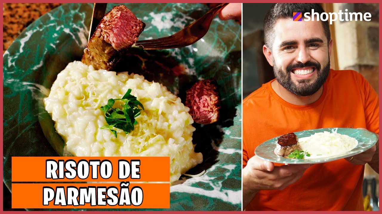 Risoto de parmesão com escalope de filé mignon I Dia dos Pais I Casa de Inverno Shoptime