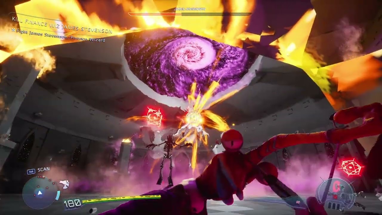 The blue wizard Boss fight High on life 2! Stevenson is down