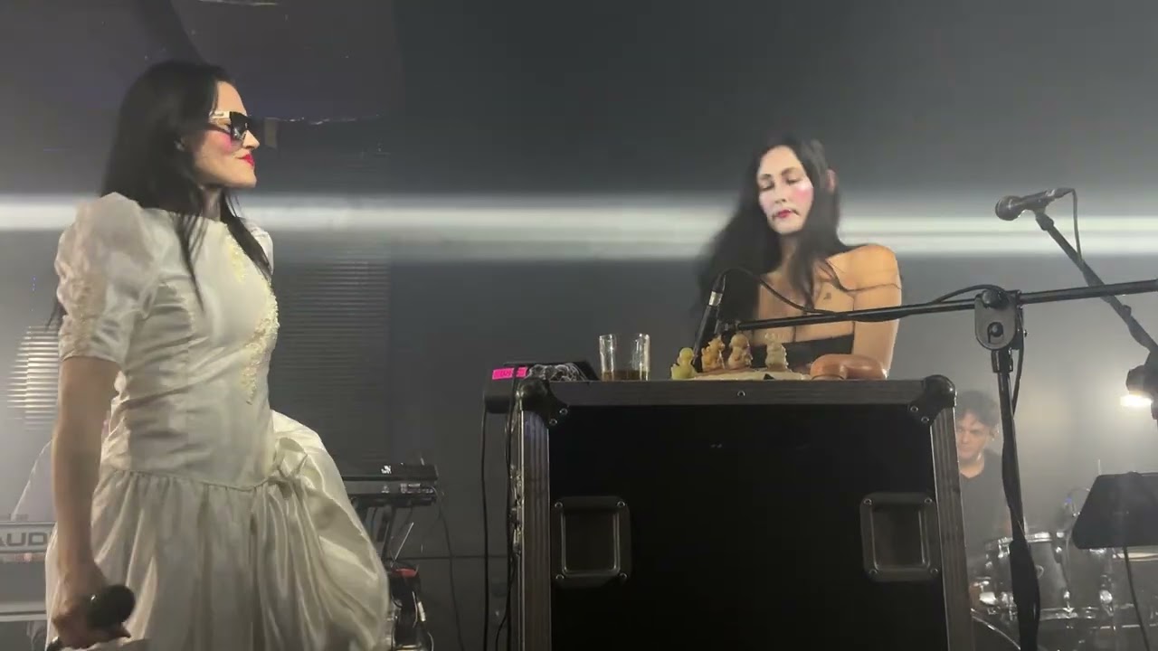 CocoRosie sing “Lemonade”  at Jazz club Hipnoza, Katowice Poland 16th 2025