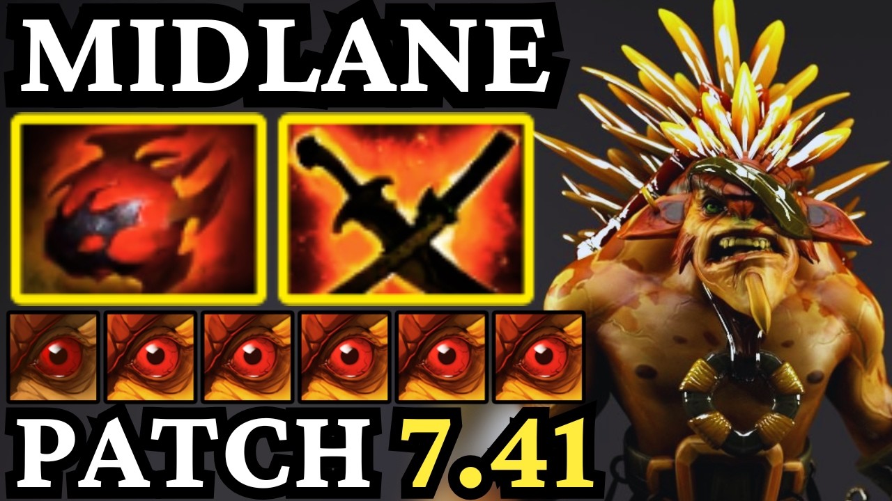 🔥 НОВЫЙ патч 7.41a НЕУДЕРЖИМЫЙ БРИСТЛБЭК на миду &mdash; Танкование и безумие урона 🔥 Геймплей Dota 2