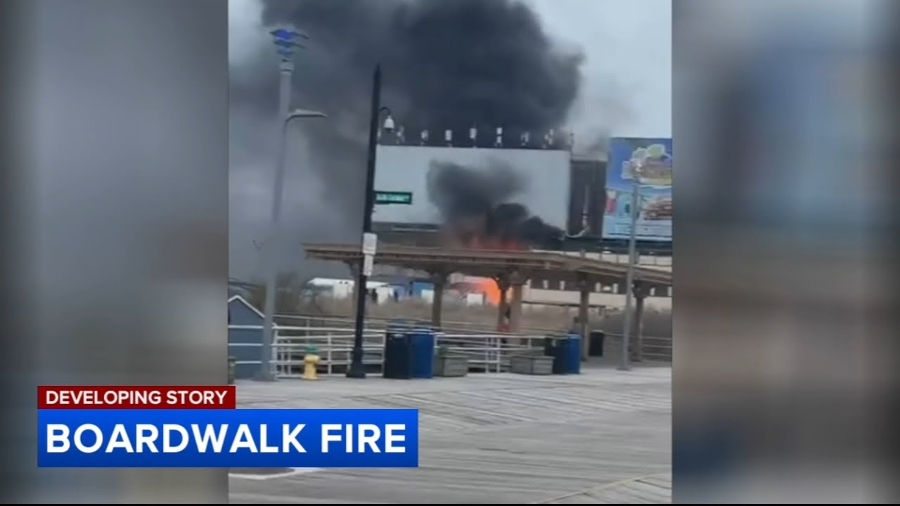 Firefighters battle 3-alarm blaze on Atlantic City boardwalk | Here's what we know