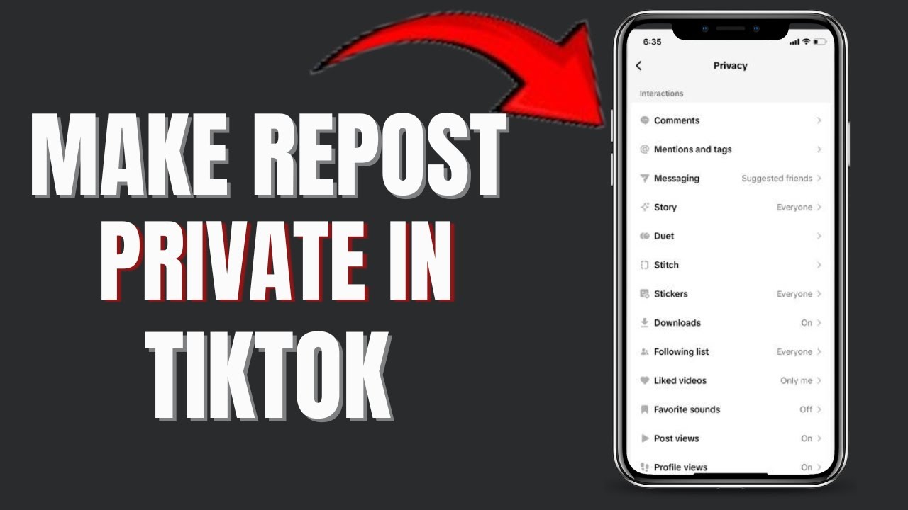 How To Make Reposts Private on TikTok (2026)