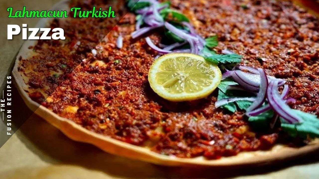 How To Make Lahmacun Turkish Pizza | Easy Homemade Lahmacun Turkish Pizza