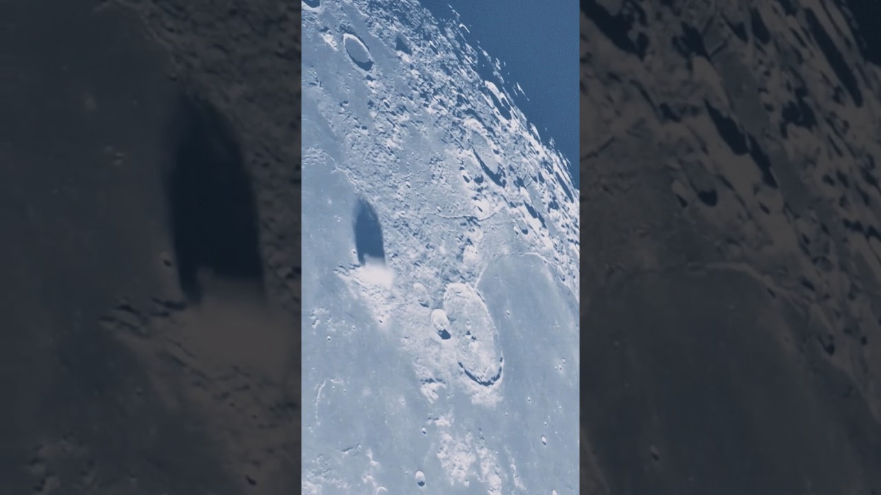 🚀 SpaceX Rocket Near the Moon? 🌕😱 #space #moon #telescope  #astrophotography #nasa