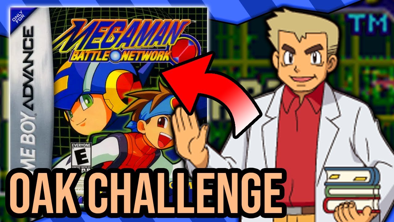 Beating Prof. Oak's Challenge In Megaman Battle Network - Pt 1