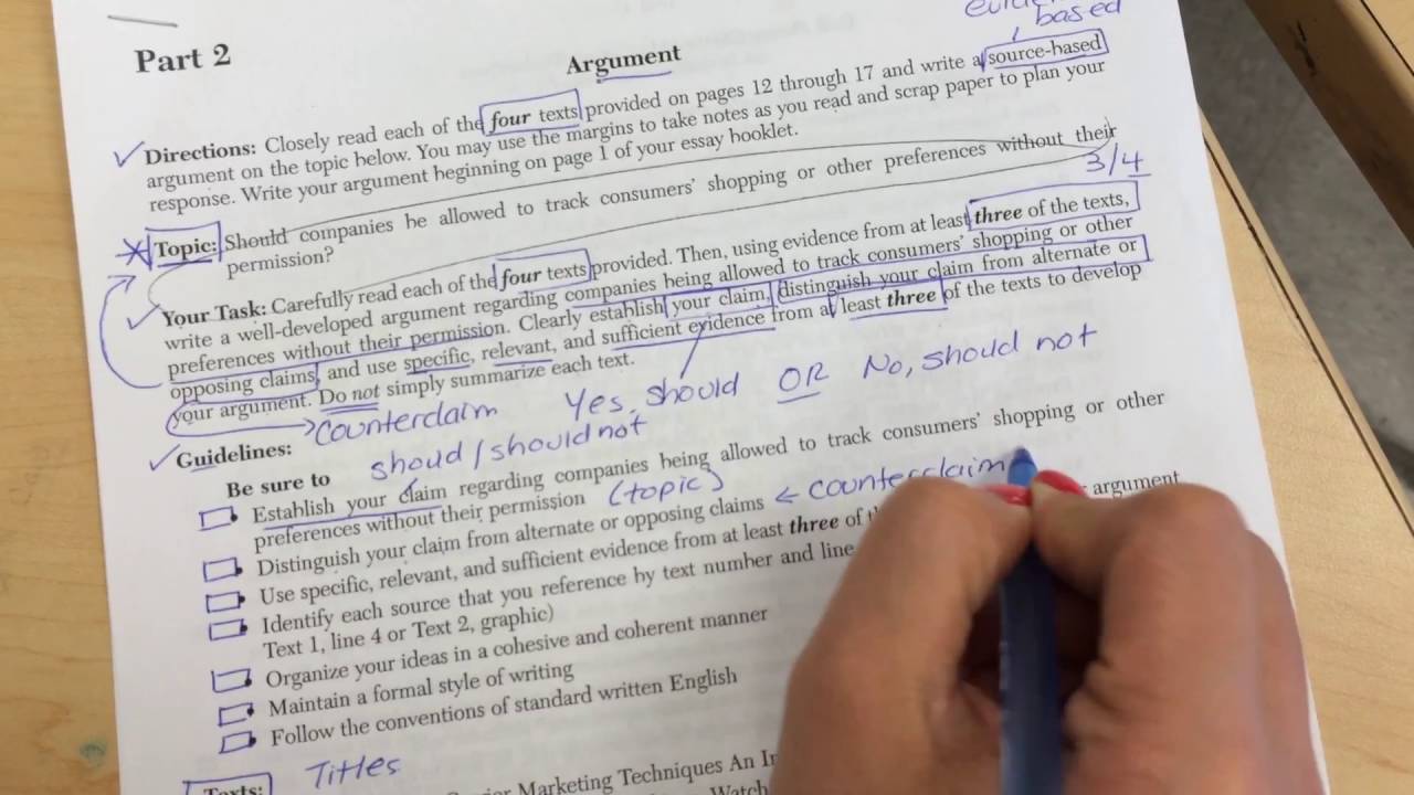 ELA CC Regents - Part 2 Directions Explanation (ENGLISH version)
