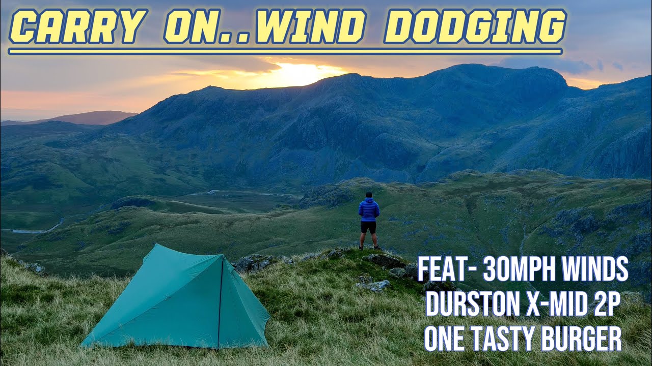 A windy Crinkle Crags with the Durston X-mid 2.
