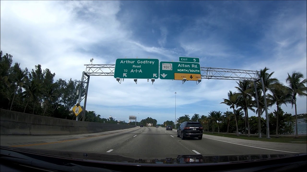 Julia Tuttle Causeway Interstate 195 Miami Florida