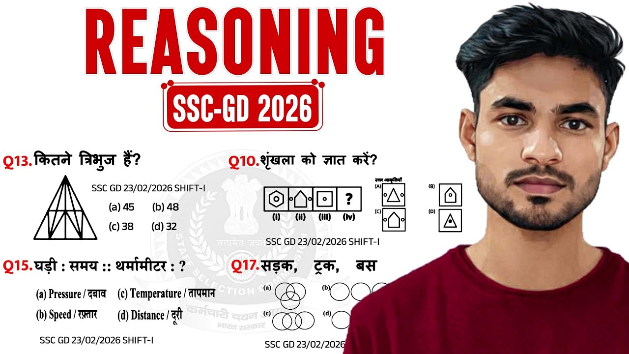 Reasoning प्रैक्टिस Set–07 | SSC-GD 2026 || Mori Classes