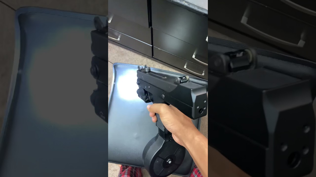 Fully auto Mac 11 with drum👀🔥 #legal #StunnaLife 🪖 #EDC #MPA #shorts #glocks