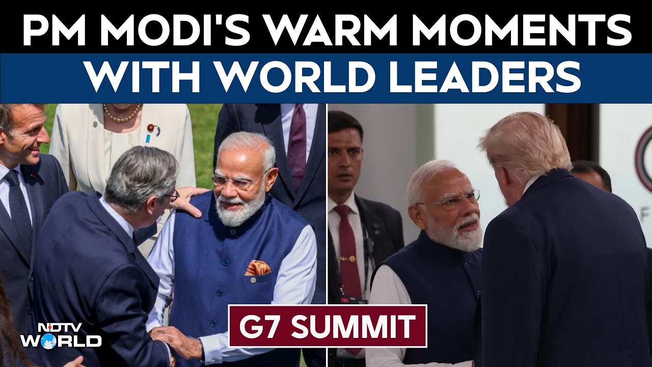 PM Modi G7 Summit | PM Modi&rsquo;s Warm Moments With World Leaders at G7 Summit in France