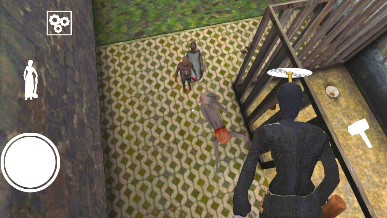 Playing As Evil Nun In Chhotu Granny Grandpa House | Granny Game 
