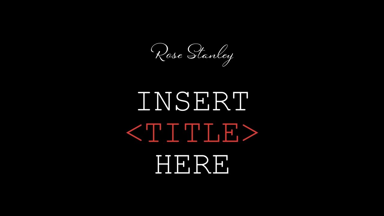Rose Stanley - Insert Title Here EP [Full Length]
