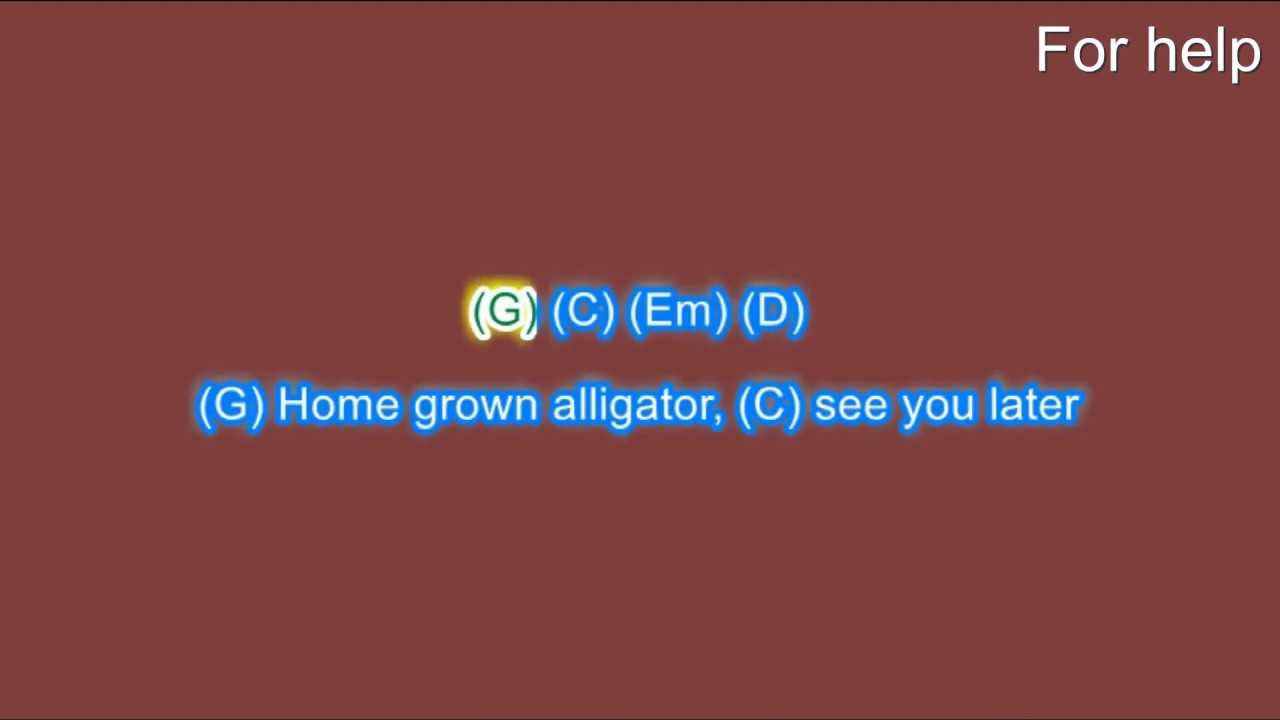 Shotgun by George Ezra play along with scrolling guitar chords and lyrics